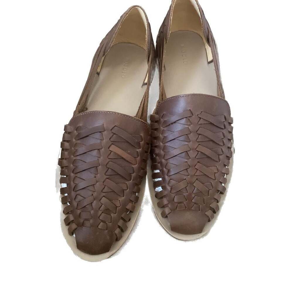 Nisolo Men's Huarache Brandy Slip-On Sandals